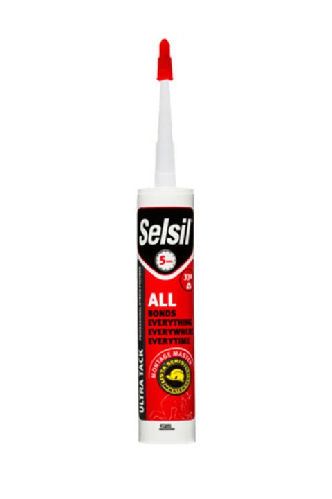 Selsil Hibrit Ultra Tack Yapıştırıcı Beyaz 290 ml