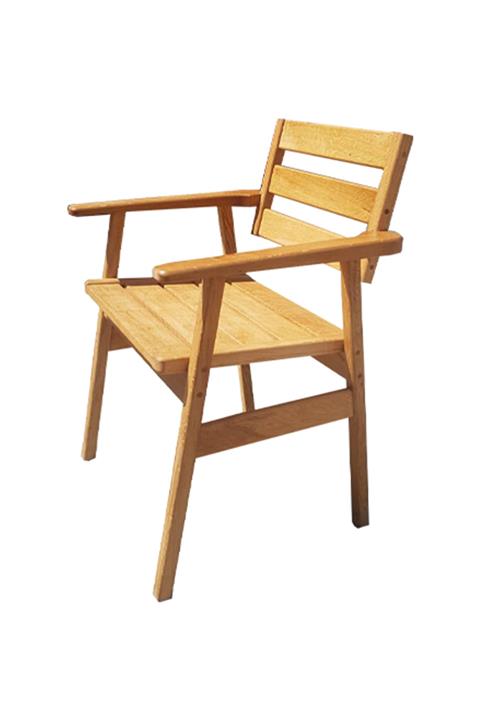 HÖKKMEŞE Masif Ahşap Meşe Yemek Odası Sandalyesi