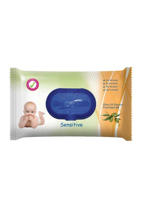 FRESHNSOFT Fresh'n Soft Sensitive Zeytin Yağlı Özlü 60 Lı Islak Havlu