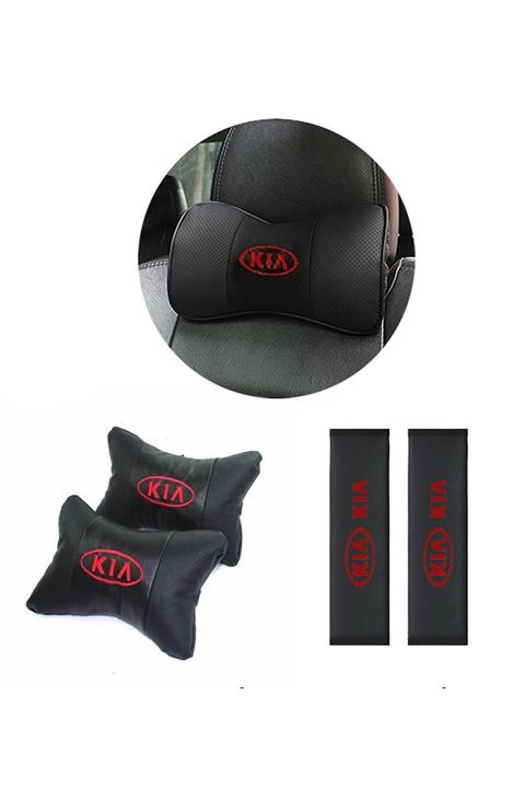 Manken İstanbul Kia Deri 2 Adet Boyun Yastığı Ve Kemer Pedi Takımı