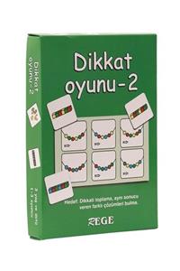 Rege +3 Yaş Dikkat Oyunu 2 Kartları ()