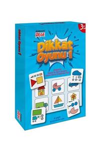 Rege +3 Yaş Dikkat Oyunu 1 Kartları ()