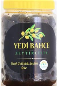 Yedi Bahçe Zeytincilik Siyah Kuru Sele Zeytin Pet 1 Kg