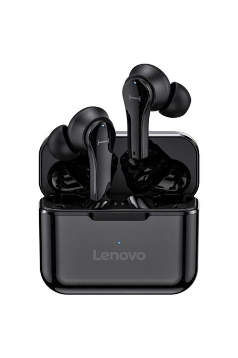 teknosepetim Siyah Lenova Mikrofonlu Dokunmatik 5.0 Bt Qt82 Tws Kablosuz Bluetooth Kulaklık