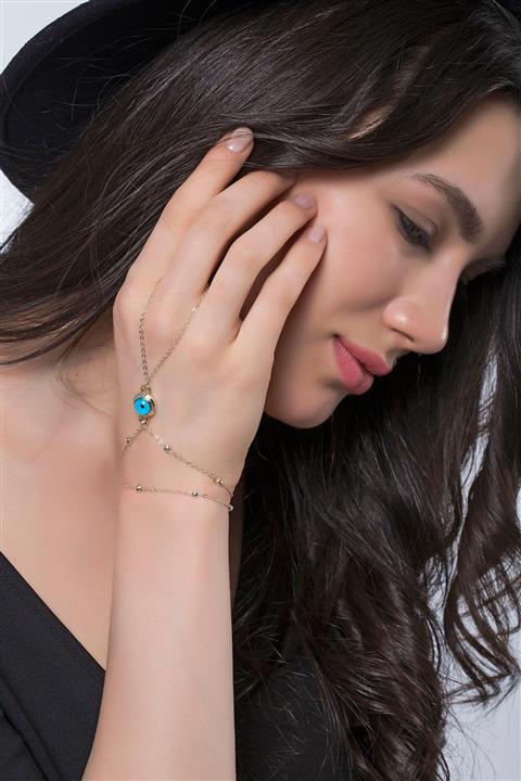 Modex Kadın Altın Kaplama Nazarlı Şahmeran UVSH9961