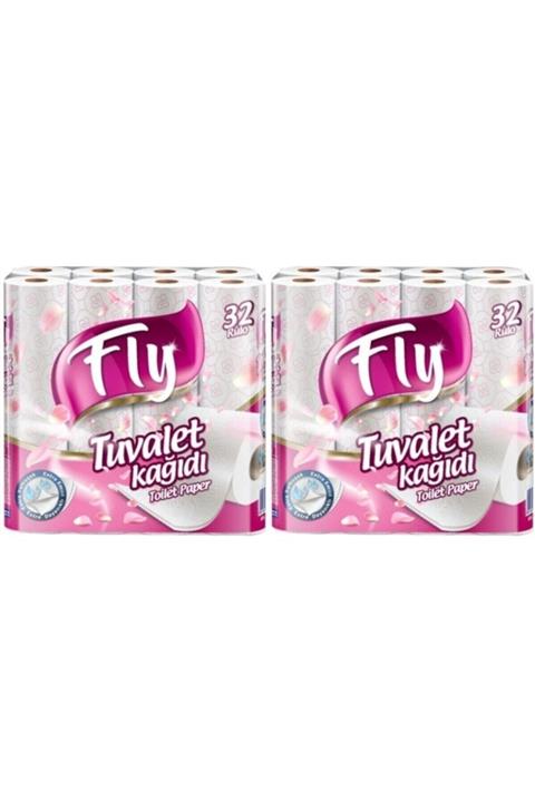 Fly Çift Katlı Tuvalet Kağıdı 32'li 2 Adet