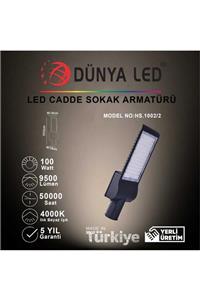 DÜNYA LED Hs.1002/2 Cadde 100w Led Cadde Sokak Arm.ü 4000k Ilık Beyaz Işık