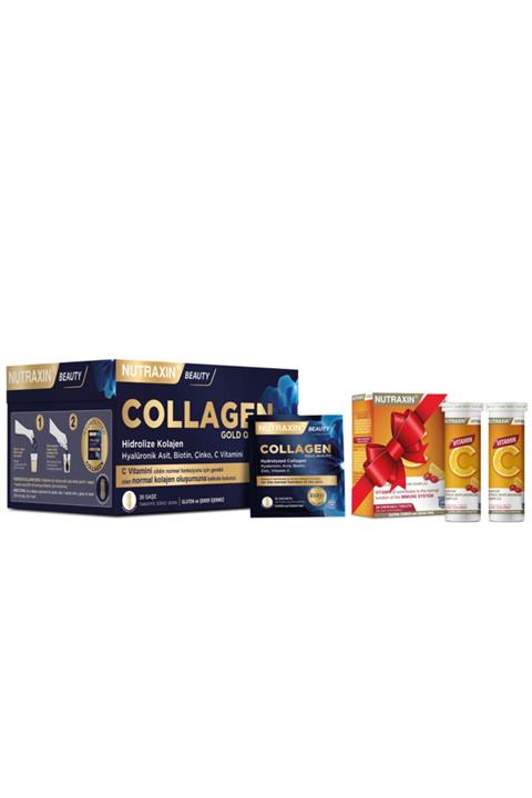 Nutraxin Collagen 30'lu Saşe + Vitamin C Hediyeli