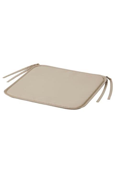 IKEA Sandalye Minderi Ince 34x34x1 Cm Bej Renk Meridyendukkan Iç -dış Mekan 1 Adet,bağlamalı