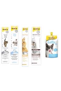 Gimcat Taurine + Kitten Paste 50 g + Multi Vitamin + Anti-Hairball Malt 100 g Paste + Sıvı Kedi Sütü 200 ml