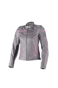 Dainese Kadın Michelle Lady Deri Mont Smoke Black Fuchsia