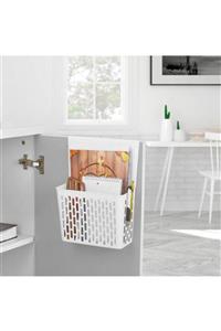 Happy Kitchen Beyaz Organizer Kapak Üstü Dolap İçi Düzenleyici 8110