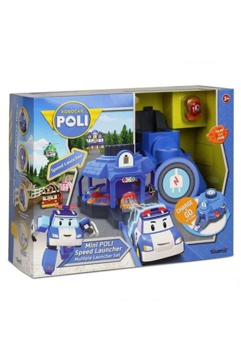 Robocar Poli Çoklu Fırlatıcılı Yol Seti
