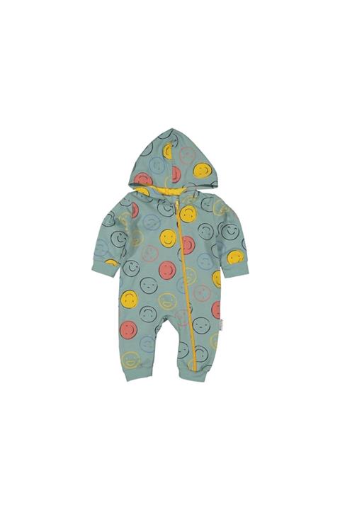 Necix's Emoji Desenli Fermuarlı Tulum 3-6-9 Ay