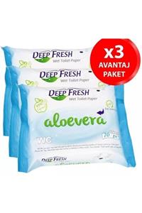 Deep Fresh Islak Tuvalet Kağıdı 3 Paket 210 Yaprak