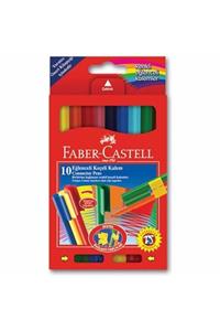 Faber Castell Birbirine Geçmeli 10 Lu Eğlenceli Keçeli Kalem