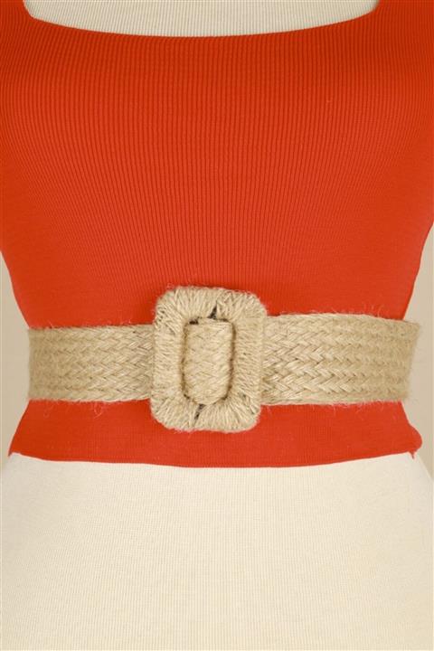 Z GİYİM Kadın 1 Hasır Örme Kemer