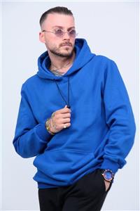 MODAGEN Unisex Sax Mavisi 2iplik Polarlı Sweatshirt