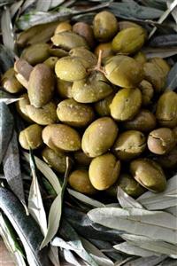 Milas Pazarı El Yapımı Yeşil Kırma Zeytin 1 Kg