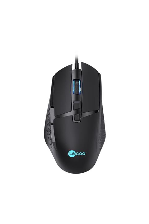 Lecoo Lenovo 6400 DPI 8 Tuşlu Kablolu RGB LED Aydınlatmalı Gaming Mouse Siyah
