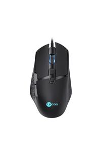 Lecoo Lenovo 6400 DPI 8 Tuşlu Kablolu RGB LED Aydınlatmalı Gaming Mouse Siyah