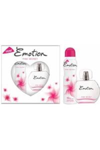 Emotion Pınk Secret Kadın Edt 50 Ml + 150 Ml Deodorant Parfüm Seti