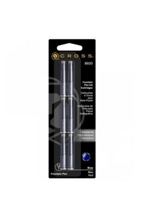 Cross 8921d Dolmakalem Kartuşu Mavi 6 lı