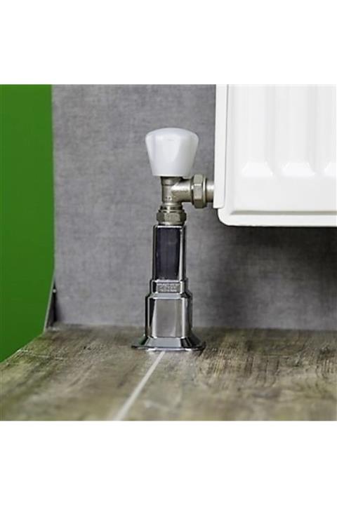 PartiAsya Radyatör Boru Gizleme Uzun Ayarlı -krom