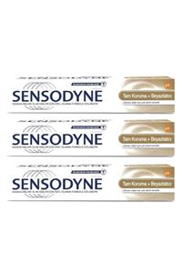 Sensodyne Tam Koruma Ve Beyazlatıcı Diş Macunu 50 Ml * 3 Adet