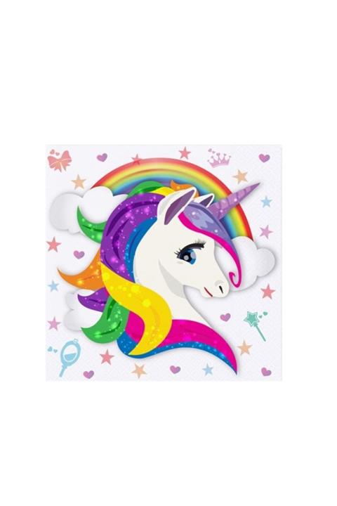 BalonEvi Unicorn Peçete 16 Adet