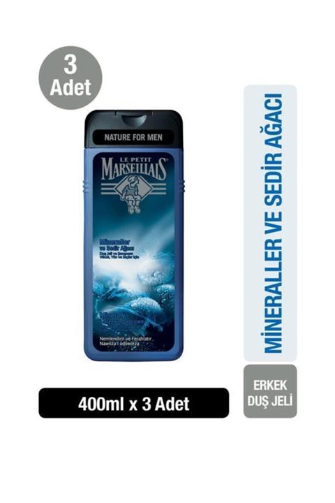 Le Petit Marseillais Mineraller Ve Sedir Ağacı Duş Jeli 400ml X3