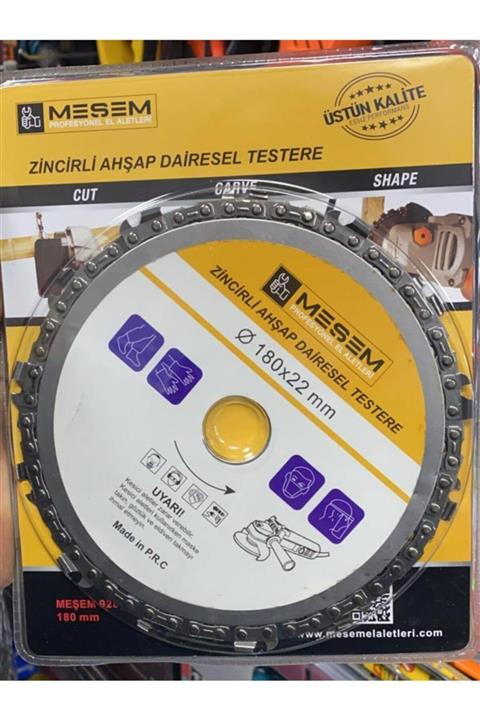 Meşem Zincirli Ahşap Dairesel Testere
