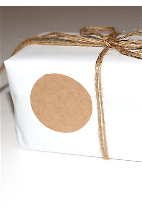 Vice Kraft Fiyat / Hediye Etiketi / 30 Adet Yuvarlak Yapışkanlı (5 CM)