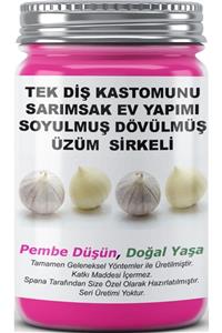 SPANA Tek Diş Kastomunu Sarımsak Soyulmuş Dövülmüş Üzüm Sirkeli Ev Yapımı Katkısız 330 gr