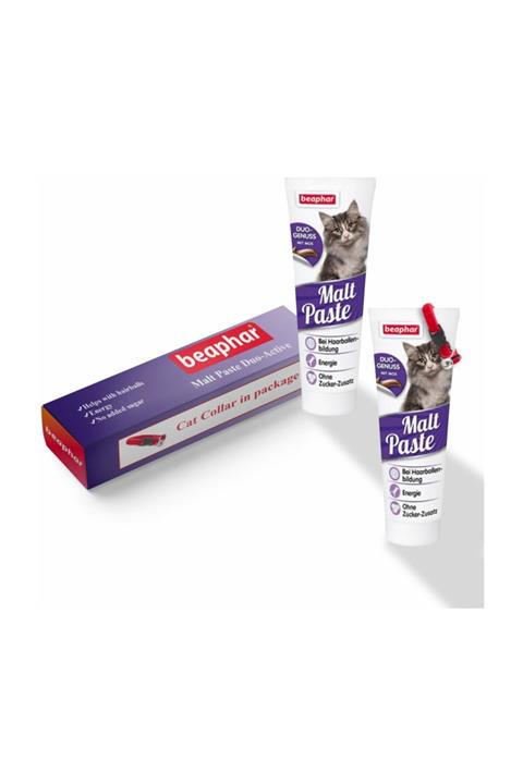 Beaphar Duo Malt Tüy Yumağı Engelleyici Kedi Macunu 2x100 gr