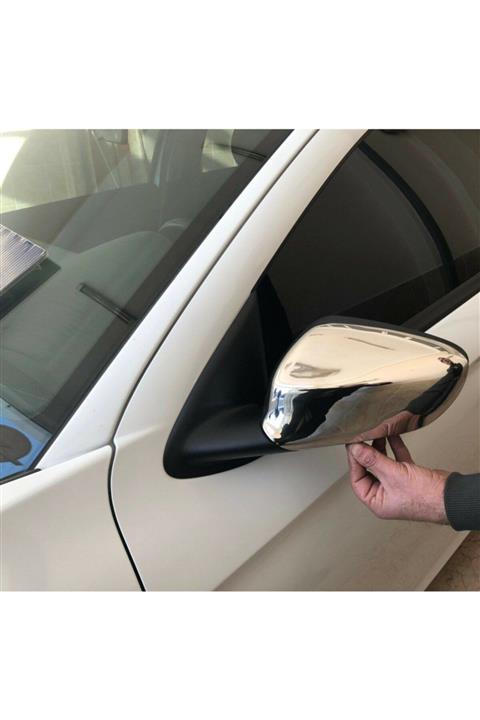 AKTİF KROM Peugeot 301 2 Parça Ayna Kapağı 2012 2013 2014 2015 2016 2017 2018 2019 2020 2021