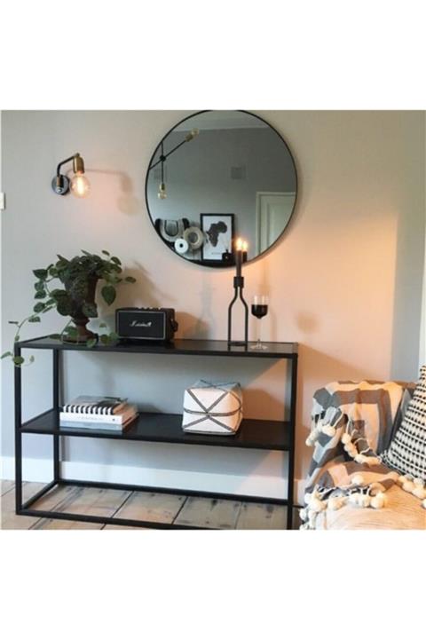 birtiklamobilya Siyah Metal Raber Dresuar