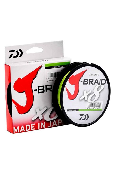 DAIWA Jbraid 8b Chartreuse 150m Ip Misina 0,16