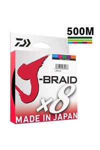 DAIWA Jbraid 8b 500m 0,42mm Multi Color Ip Misina