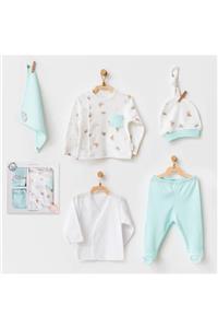 andywawa Bebek Hastane Çıkısı 5 Pcs Newborn Set Hıppo