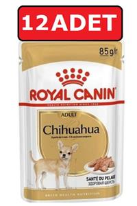 Royal Canin Chihuahua Yaş Köpek Maması 12 Adet 85 Gr Konserve Pouch