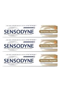 Sensodyne Tam Koruma Ve Beyazlatıcı Diş Macunu 50 ml x 3 Adet