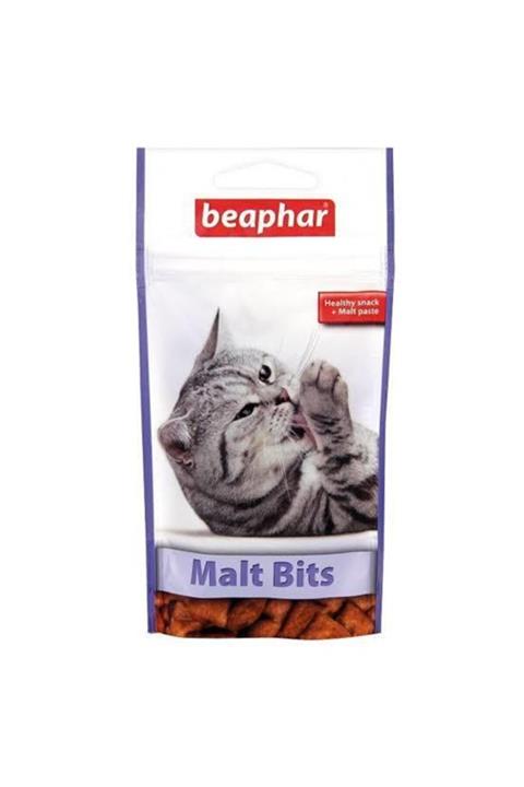 Beaphar Malt Bits Tüy Yumağı Attıran Malt Macunlu Kedi Ödülü 35 gr