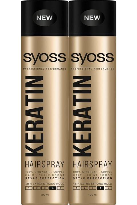 Syoss Keratin Sprey 400 Ml X 2 Paket