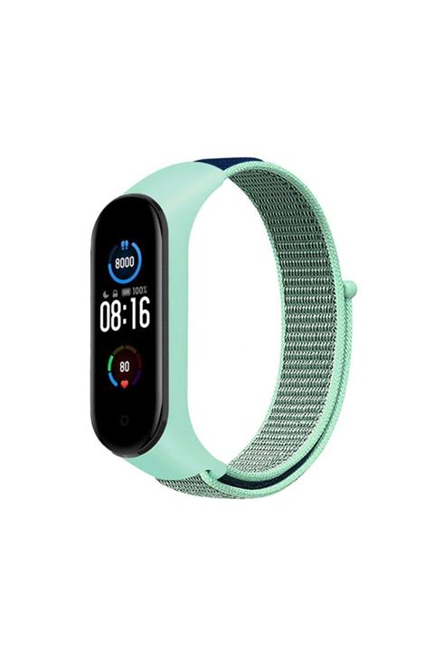 Deilmi Xiaomi Mi Band 5 Uyumlu Çift Renkli Spor Loop Kordon
