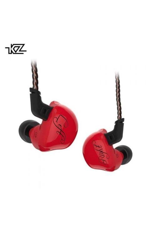 KZ Zsr 2ba Dd Driver Bass Kulak Içi Kulaklık Kırmızı