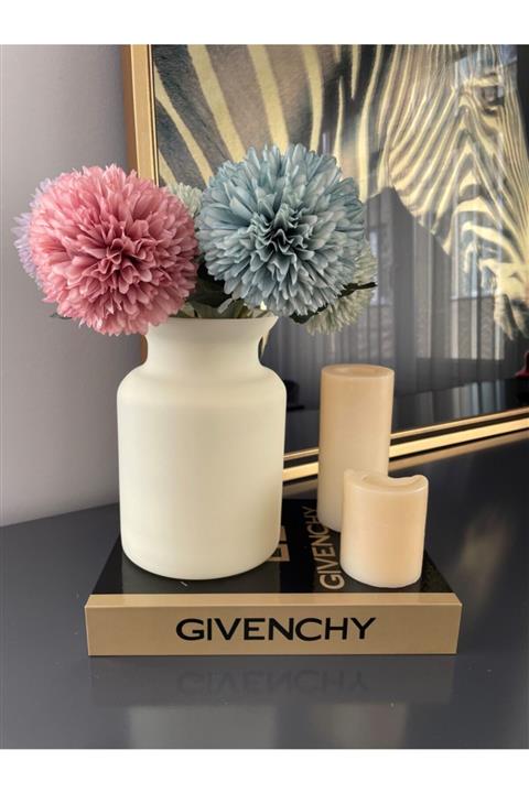 CS Home Design Beyaz Pampas Vazo