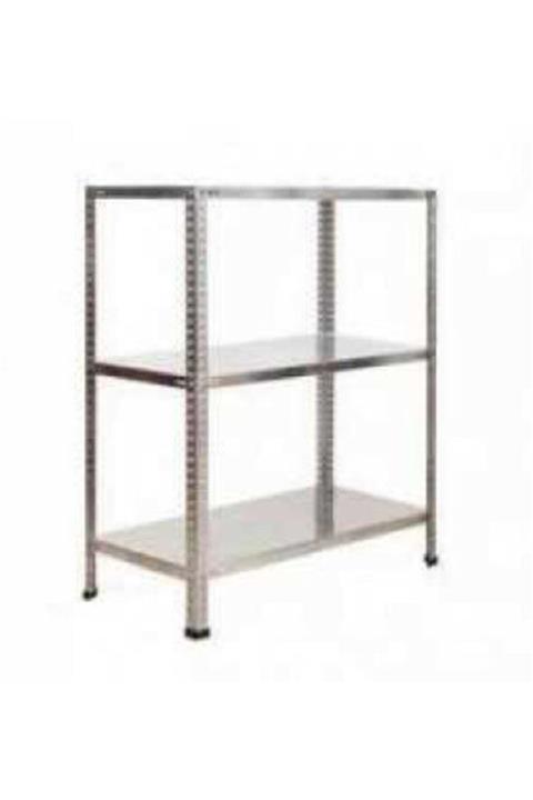 Herrafburada Galvanizraf 3 Katlı Galvaniz Çelik Raf Arşiv Rafı Depo Rafı Kiler Rafı 43x60x100