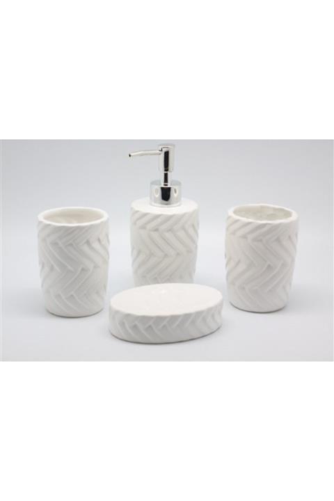ÜnEv 4'lü Seramik Lüx Banyo Seti