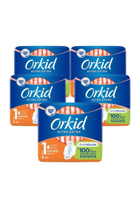 Orkid Ultra Extra Hijyenik Normal Ped 5'li Paket